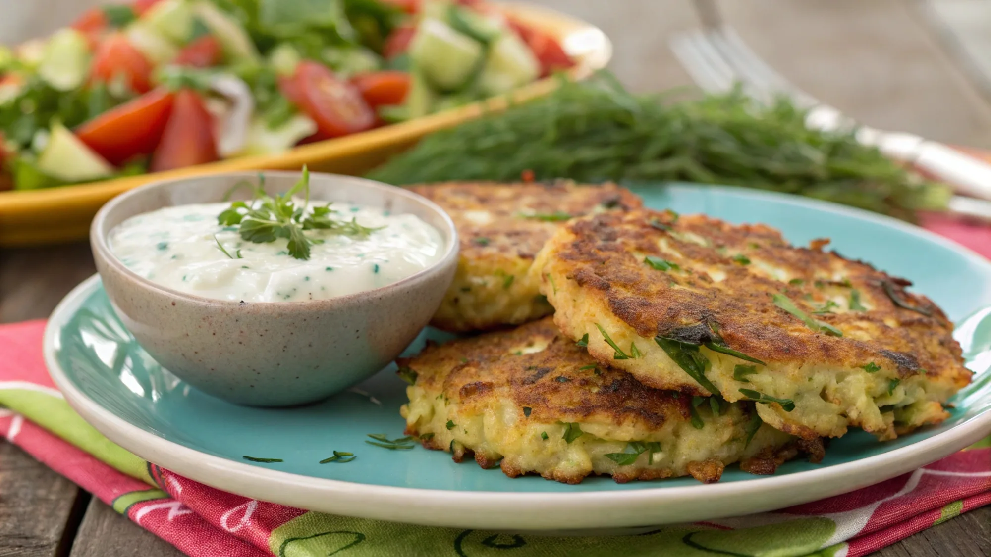 Turkey Zucchini Fritters recipe