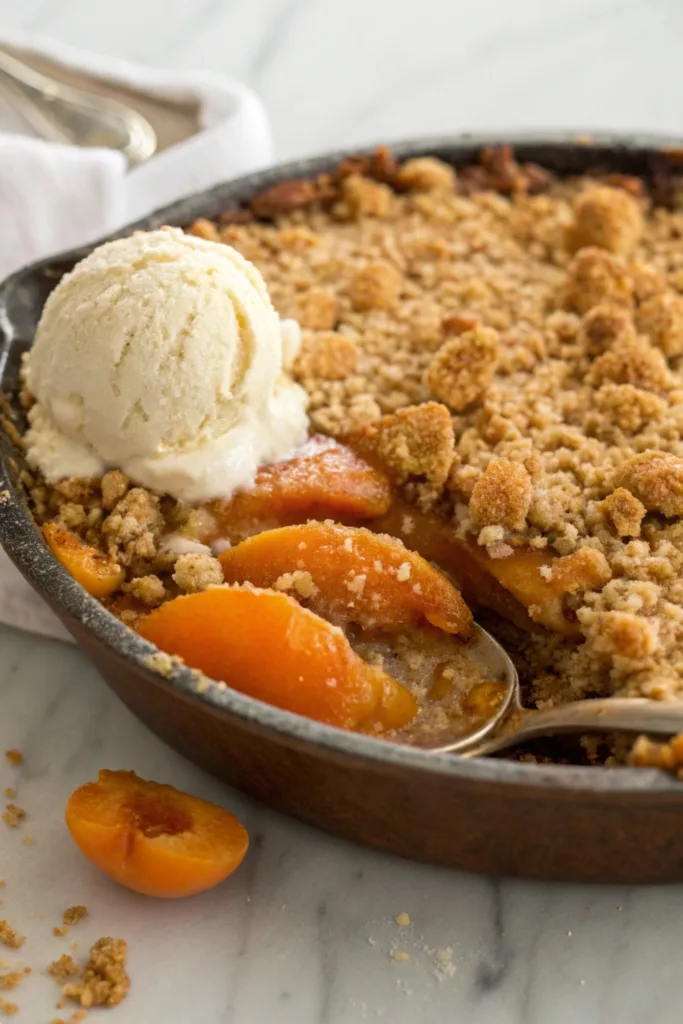 Warm Apricot Crisp recipe