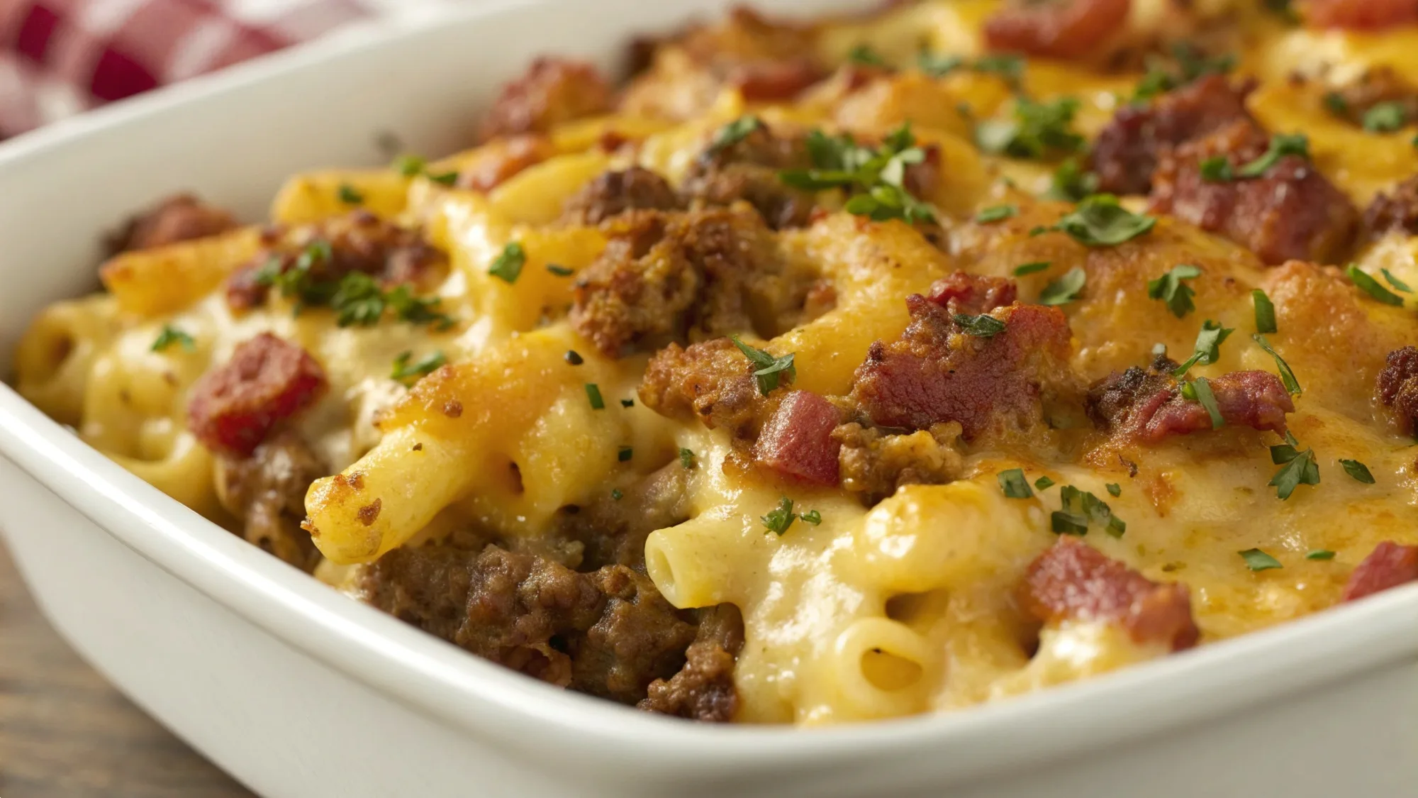 Bacon Cheeseburger Casserole