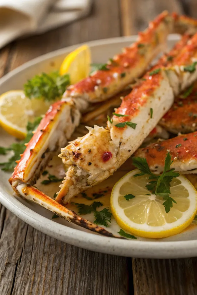 Baked Crab Legs