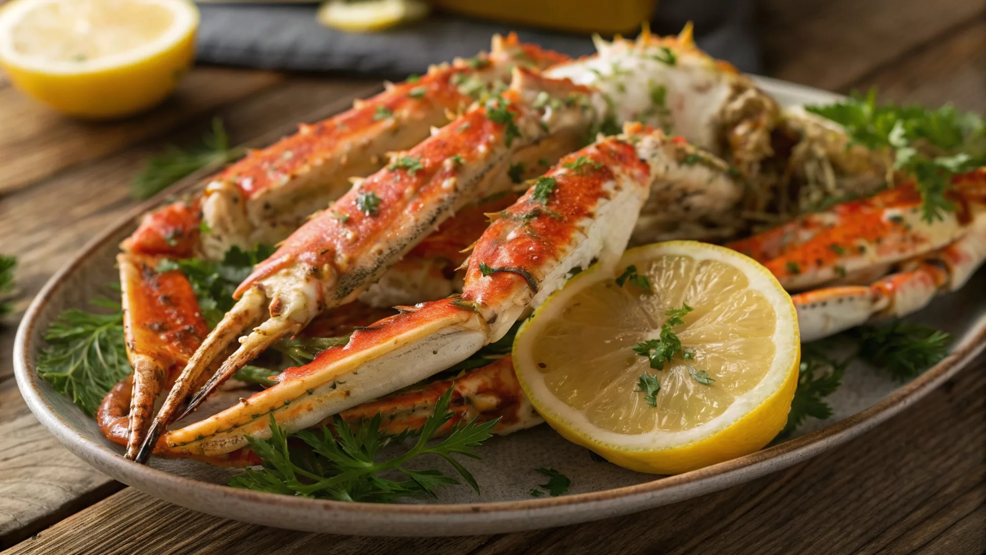 Baked Crab Legs recipe