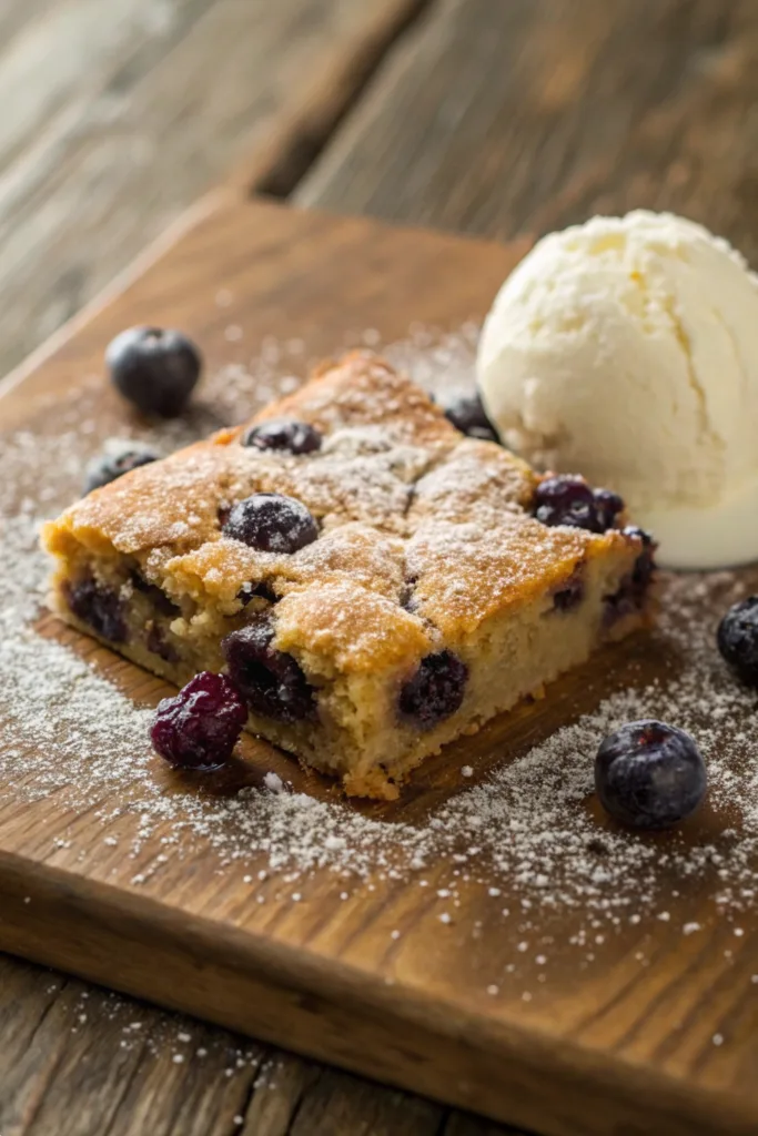 Blueberry Blondies recipe