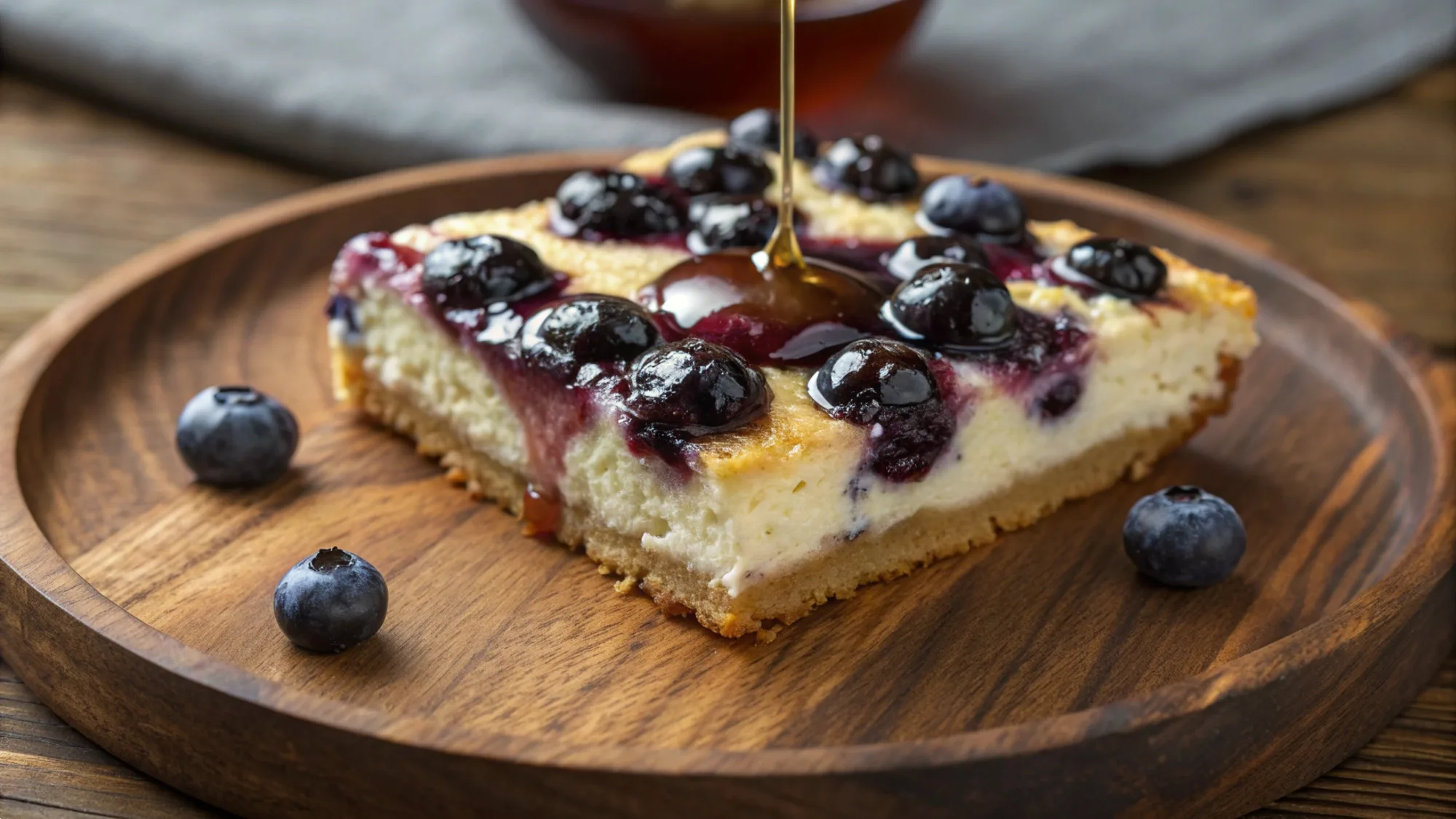 Blueberry Cottage Cheese Bake recipe