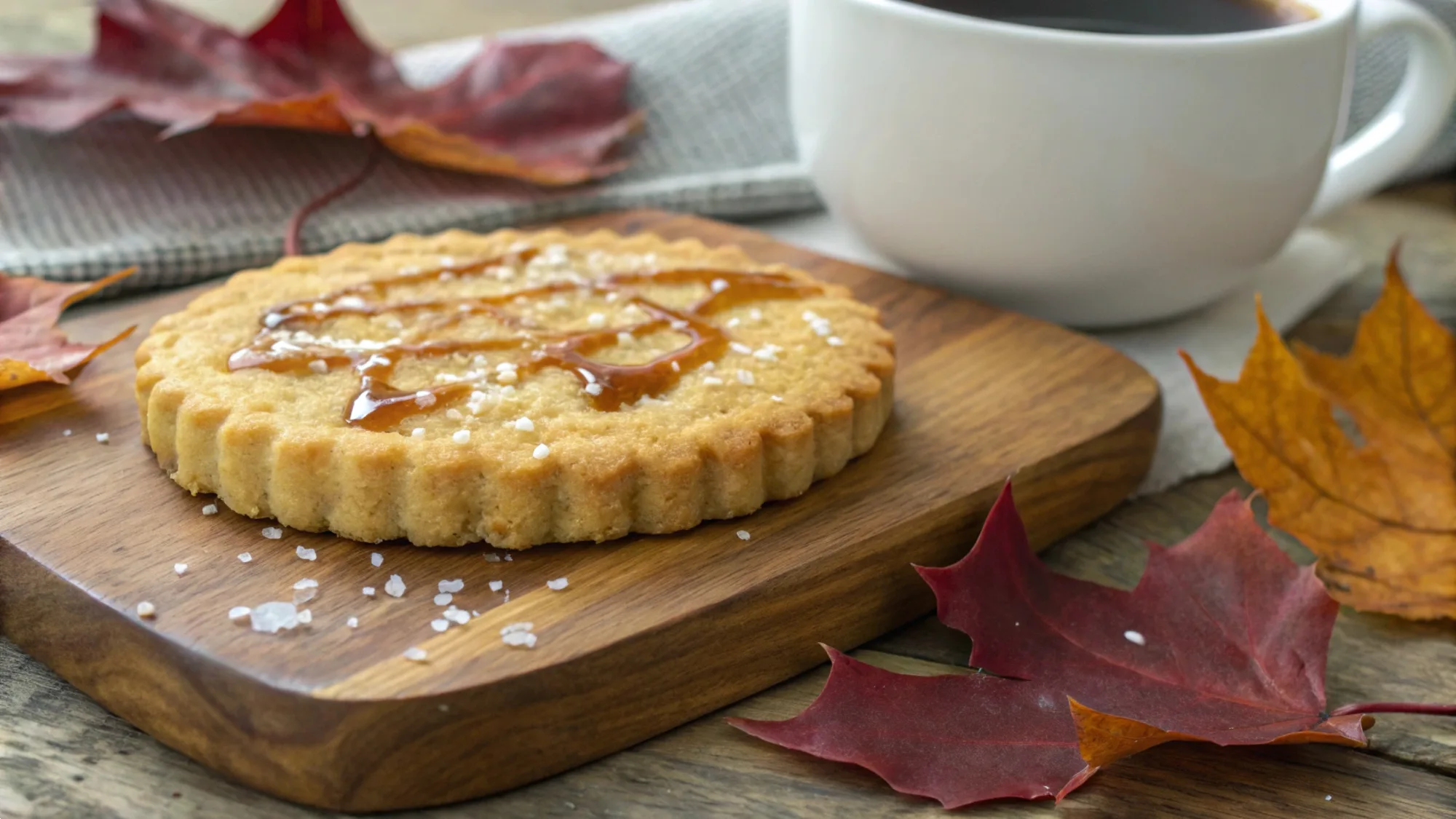 Brown Butter Maple Shortbread