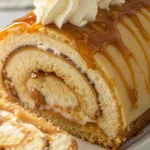 Caramel Banana Cake Roll recipe