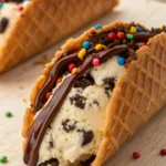 Cheesecake Cookie Dough Tacos recipe
