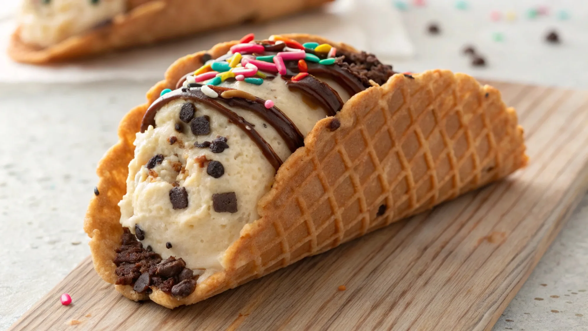 Cheesecake Cookie Dough Tacos
