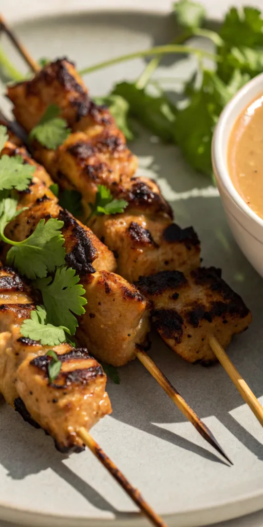 Chicken Satay Skewers recipe