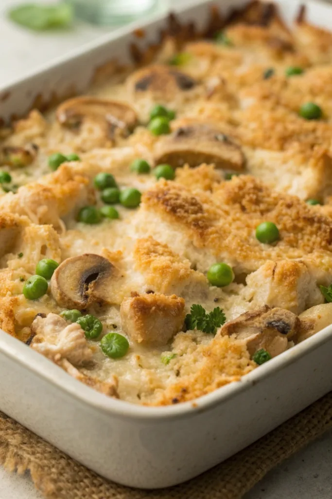 Chicken Tetrazzini Pasta Bake recipe