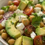 Chickpea Feta Avocado Salad recipe
