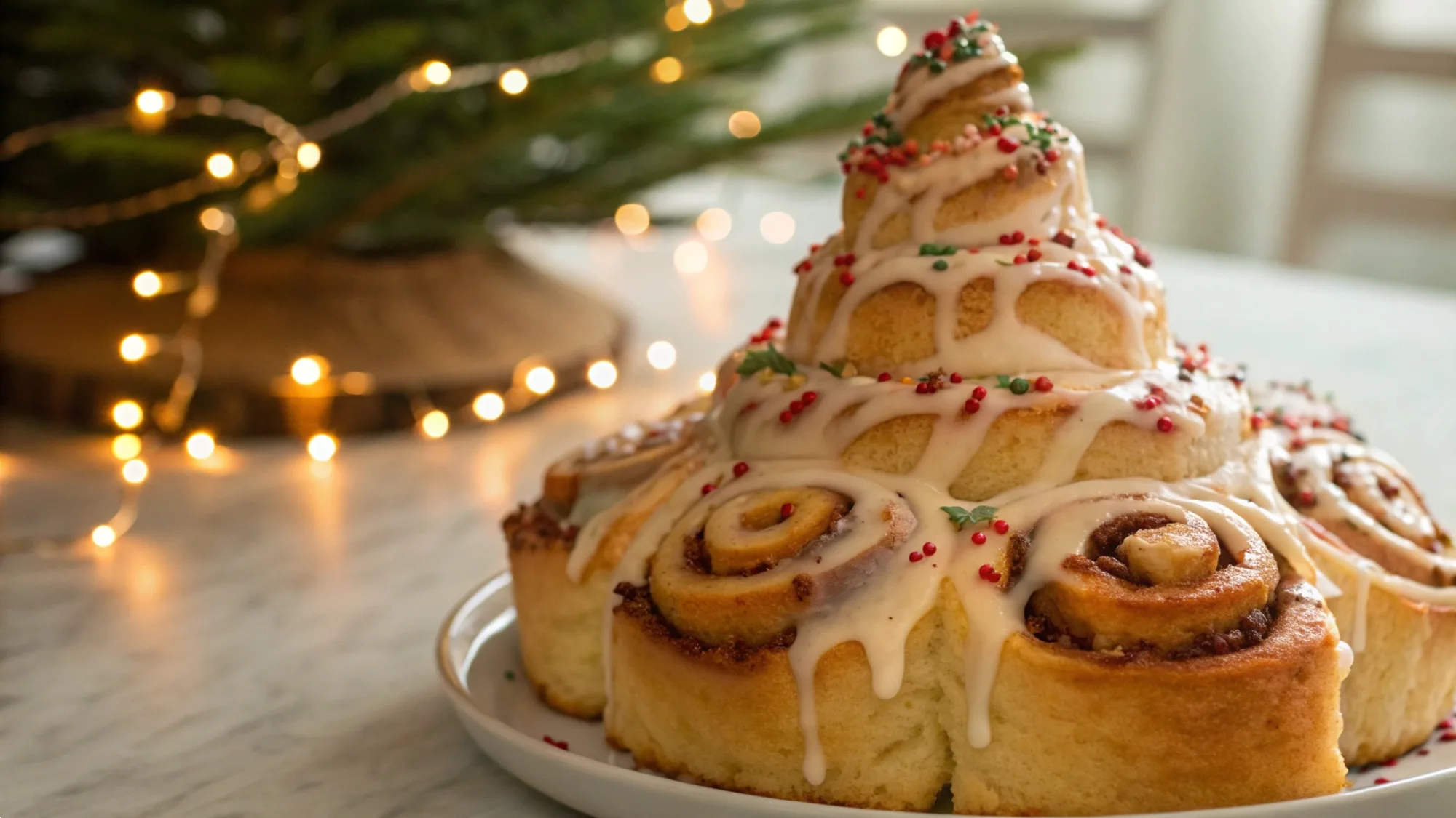Christmas Tree Cinnamon Rolls