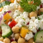 Cottage Cheese Chickpea Salad recipe