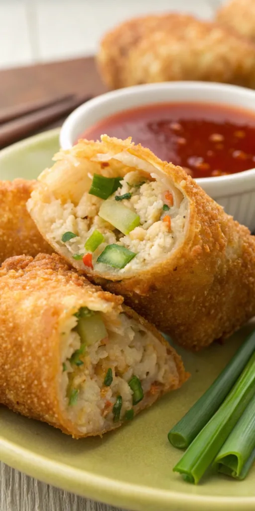 Crab Cake Egg Rolls recipe