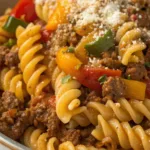 Creamy Cajun Beef Rotini