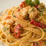 Creamy Spicy Lobster Pasta