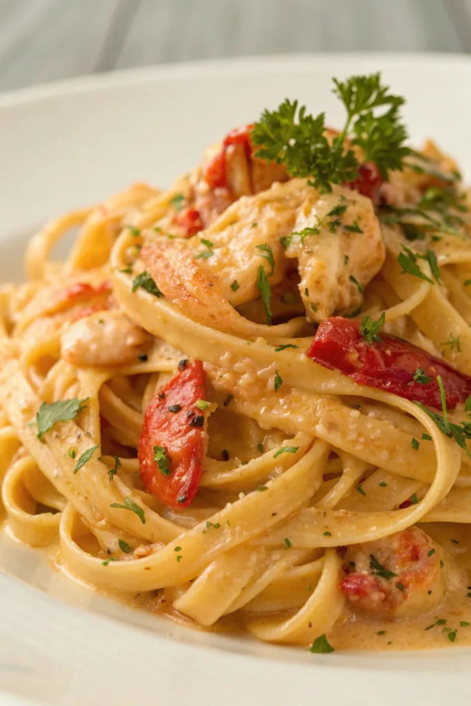 Creamy Spicy Lobster Pasta