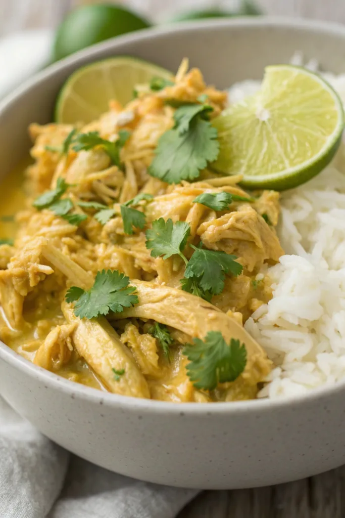 Crockpot Coconut Lime Chicken