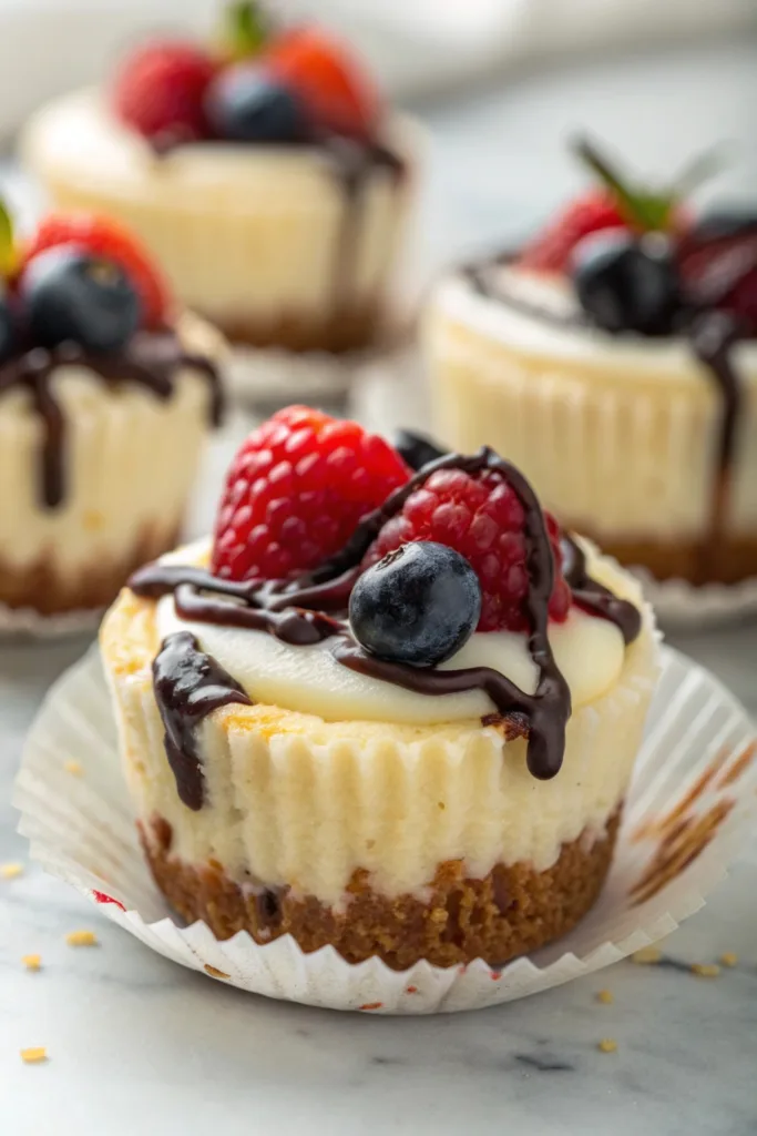 Easy Mini Cheesecake Bites