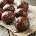 Glazed Chocolate Donut Holes
