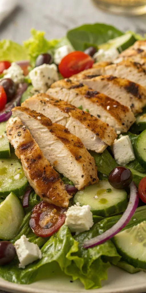 Grilled Chicken Greek Salad