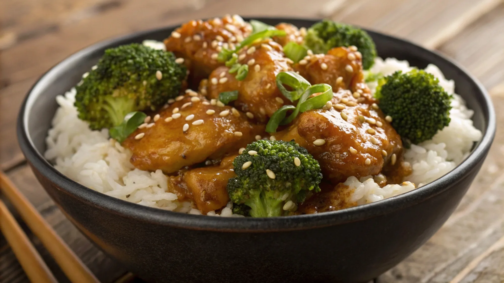 Honey Sesame Chicken Broccoli
