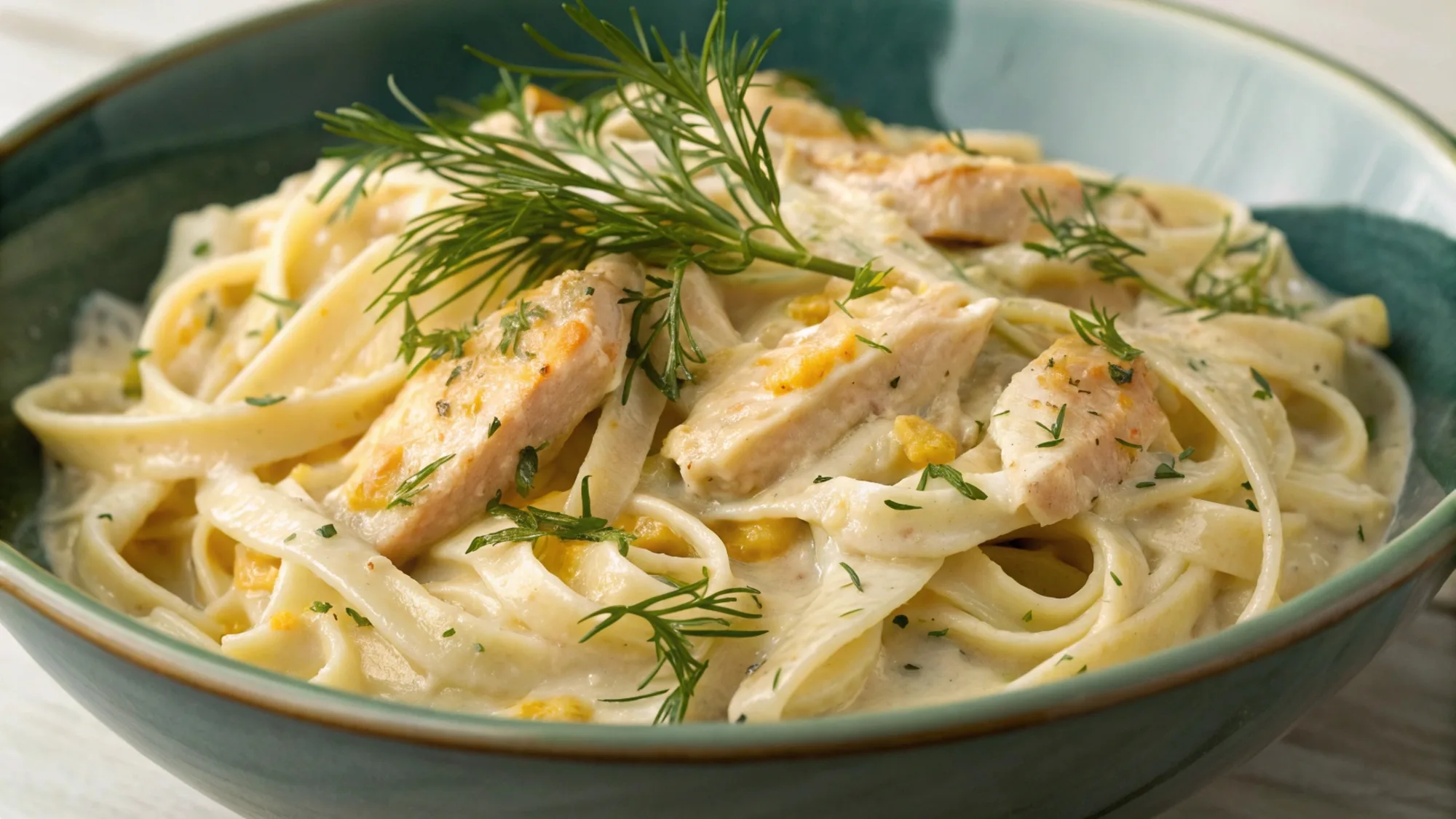 Lemon Dill Chicken Alfredo