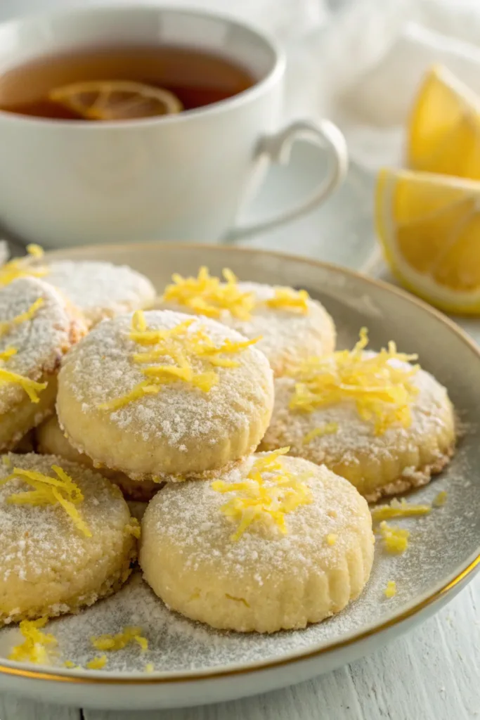 Lemon Shortbread Cookies
