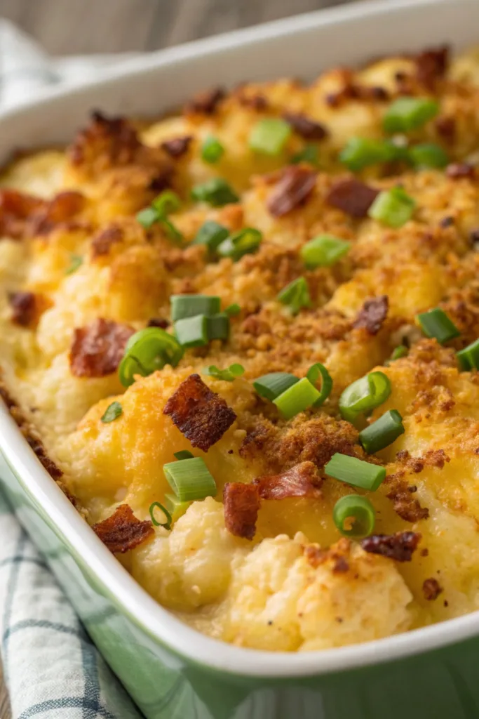 Loaded Cauliflower Casserole recipe
