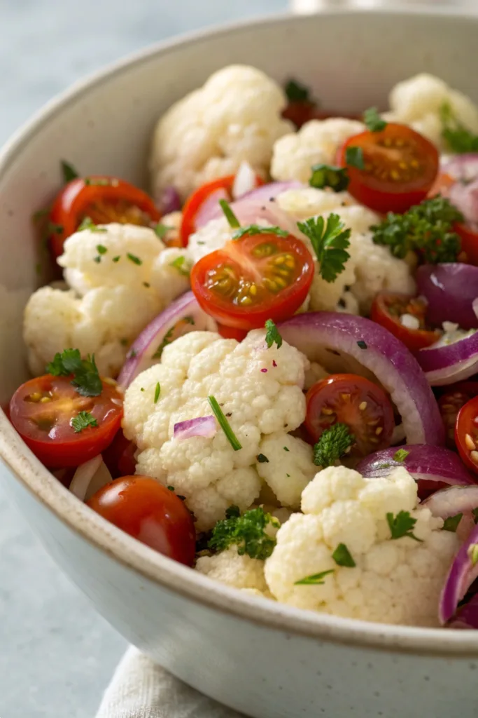 Marinated Cauliflower Salad