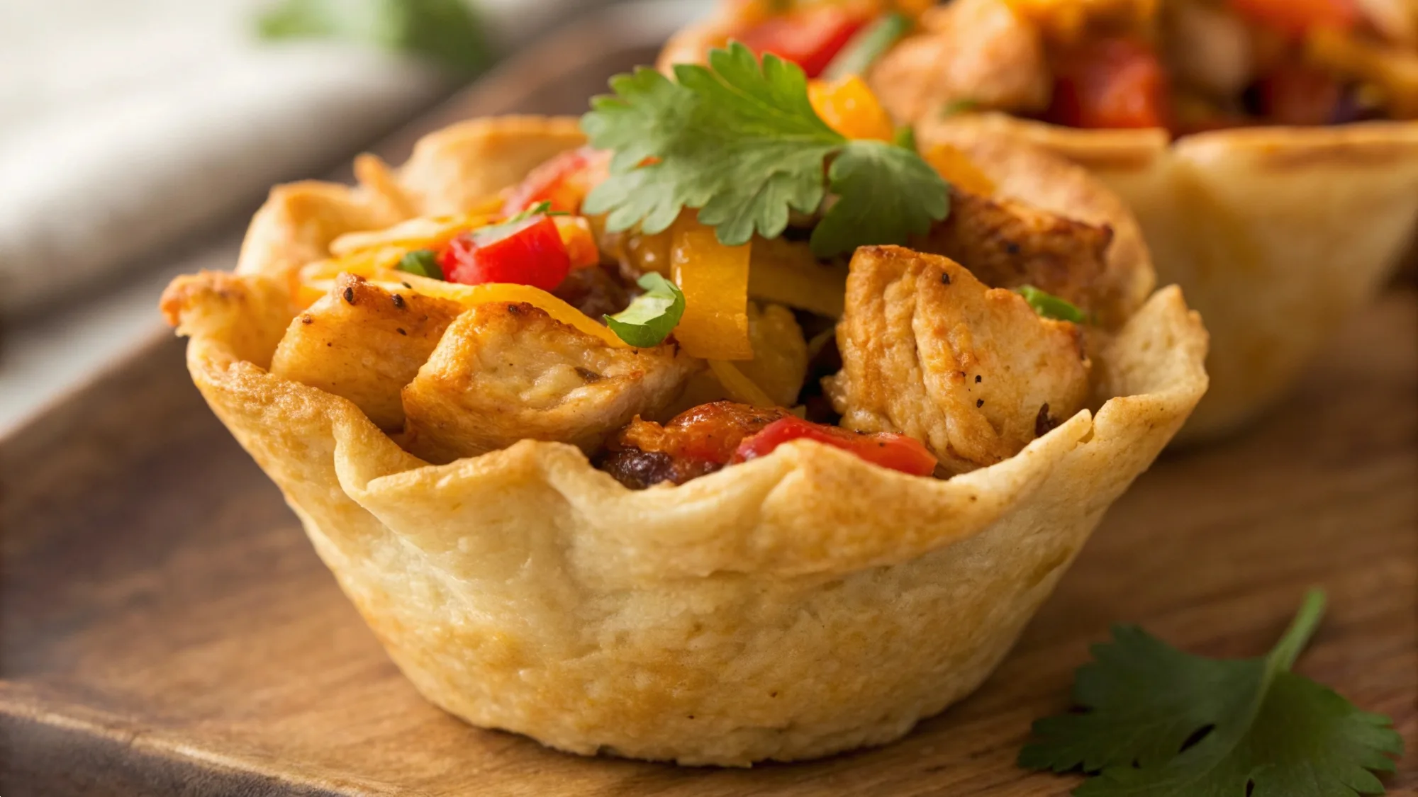 Mini Chicken Fajita Cups