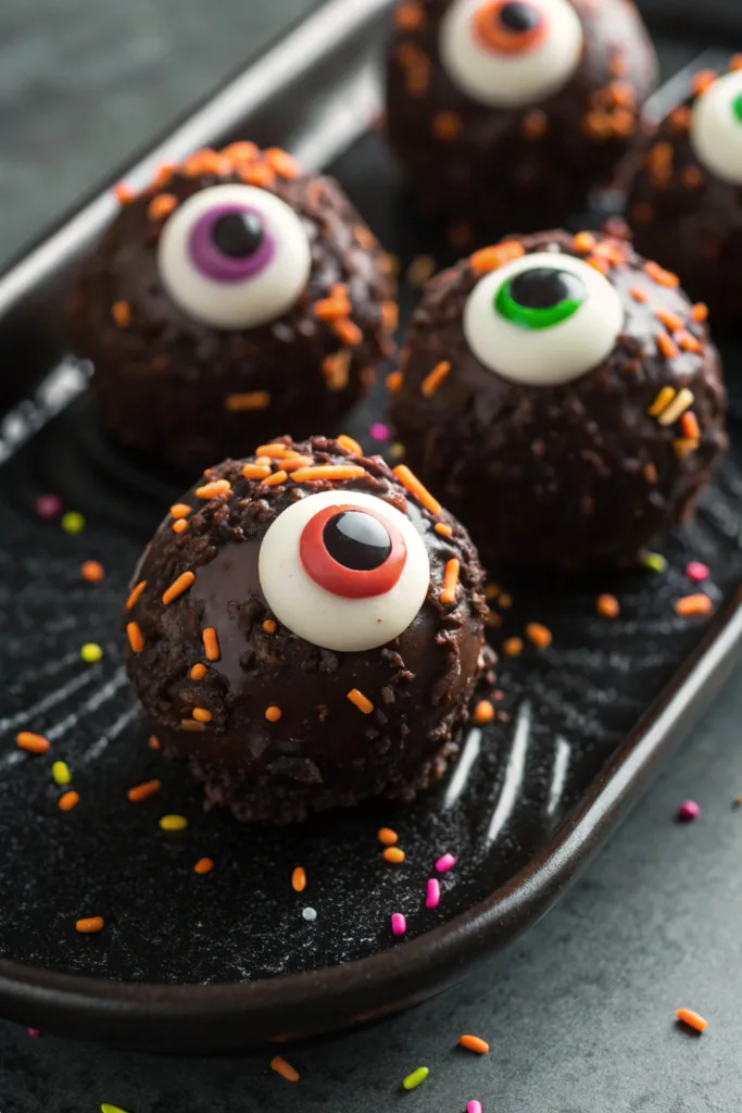Monster Eyeballs Truffles
