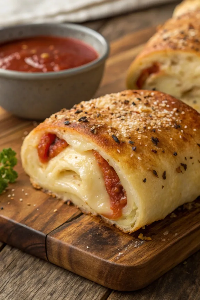 Mozzarella Pepperoni Croissant Rolls recipe