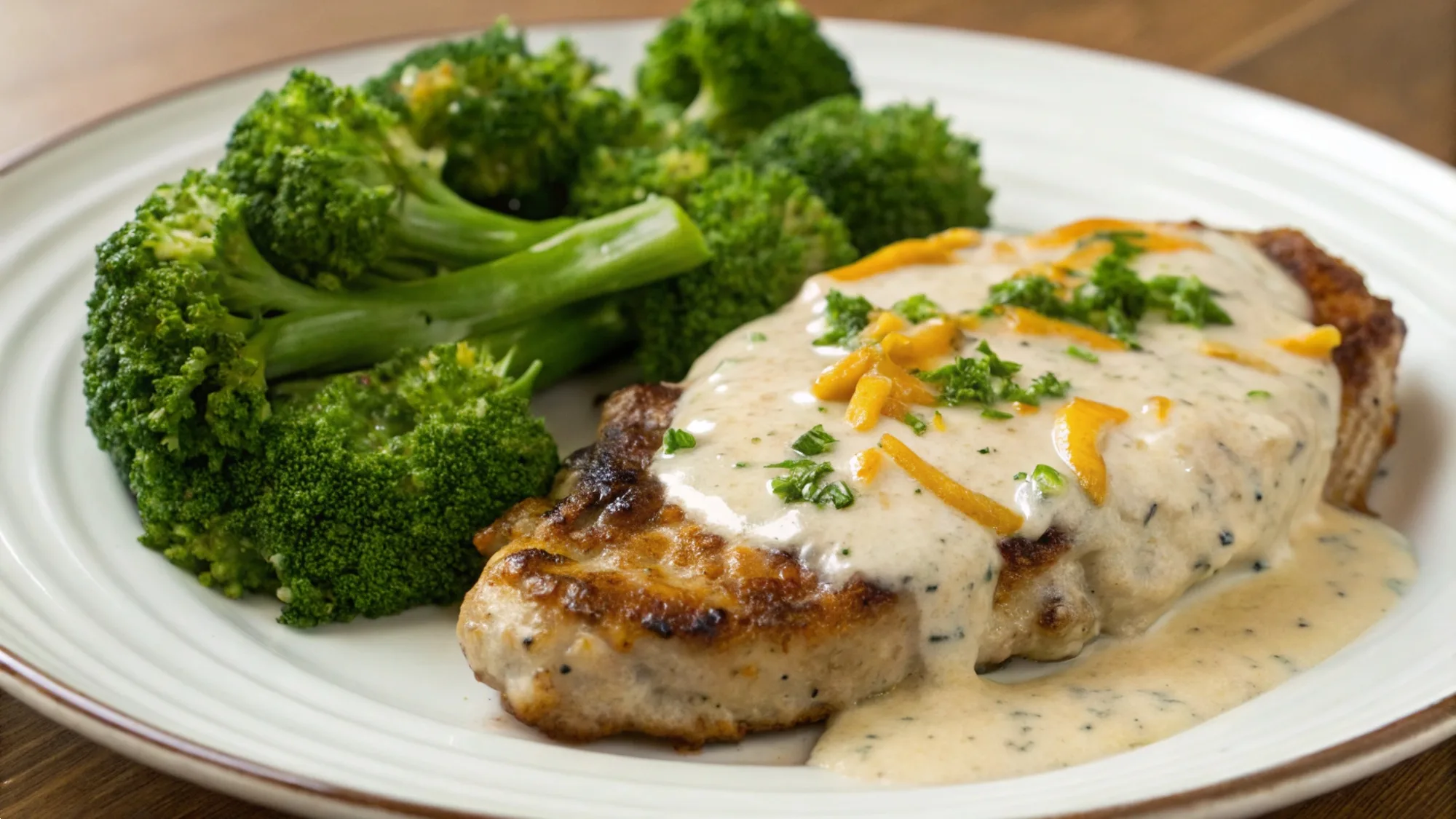 One-Pan Creamy Ranch Pork Chops recipe