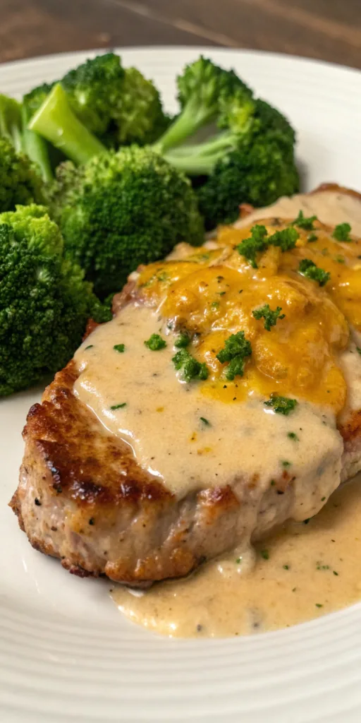 One-Pan Creamy Ranch Pork Chops