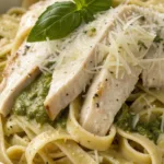 Pesto Chicken Alfredo recipe