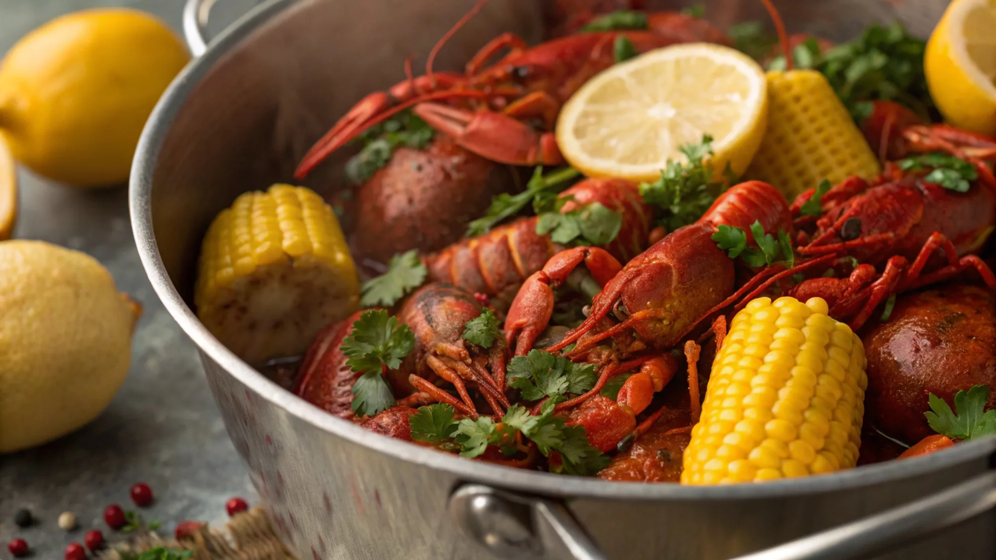 Stovetop Crawfish Boil