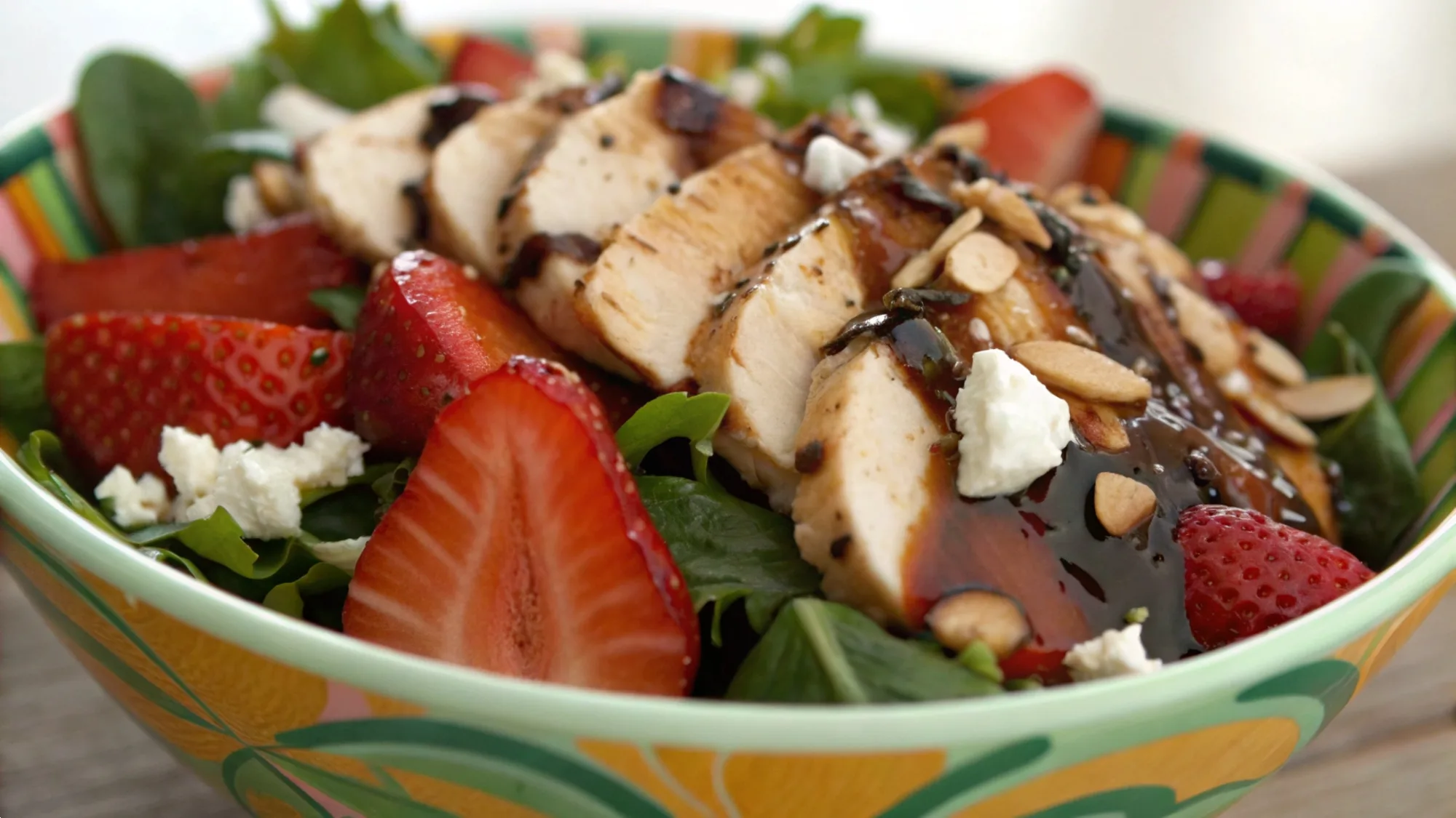 Strawberry Balsamic Chicken Salad recipe