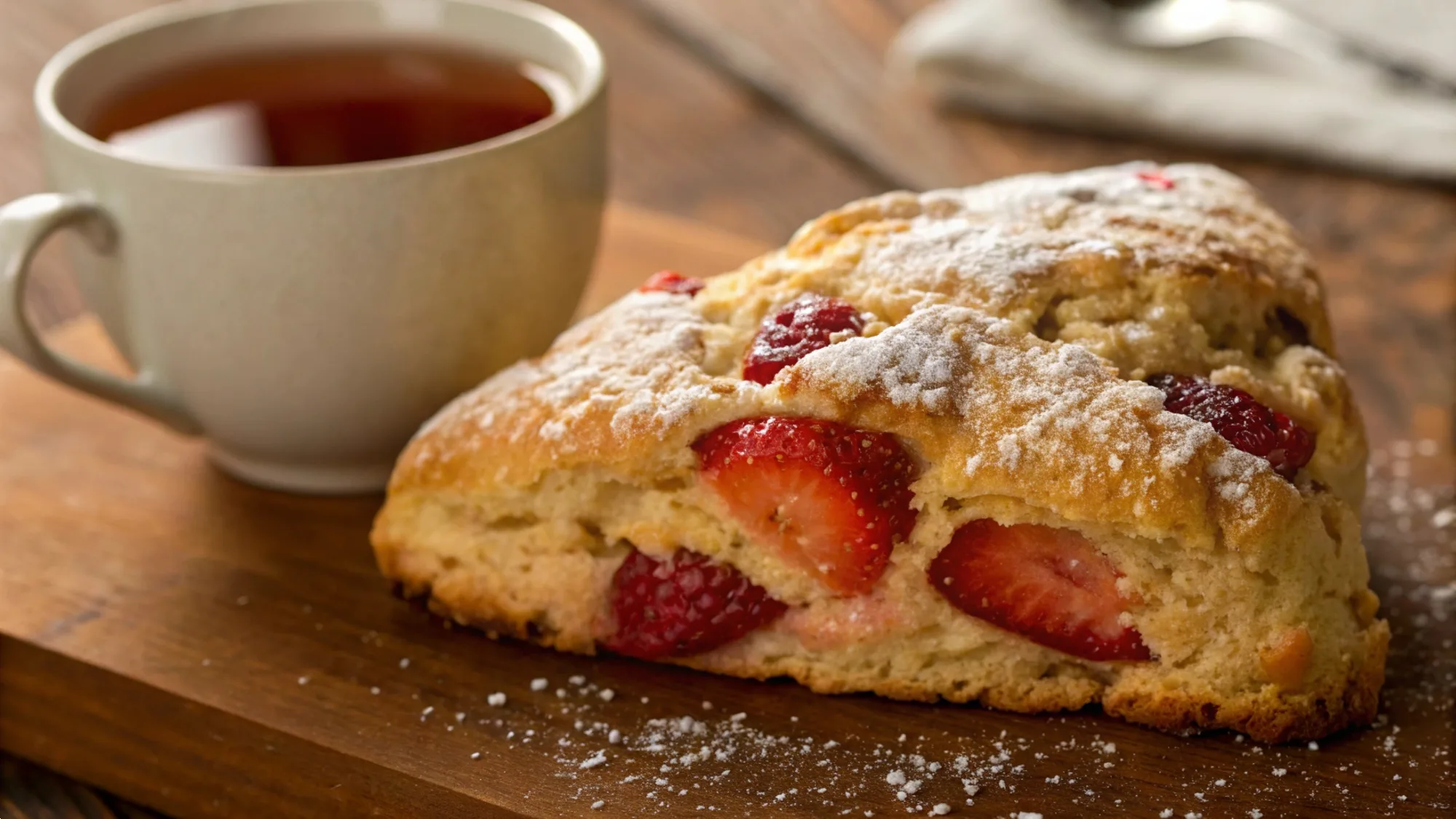 Strawberry Scones
