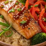 Teriyaki Salmon Bowls recipe