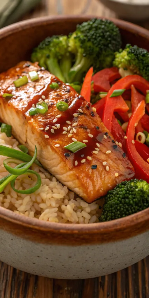 Teriyaki Salmon Bowls recipe