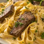 Velveeta Steak Fettuccine