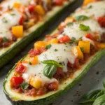 Zucchini Pizza Boats recipe